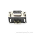 Conector D-Sub hembra de 3 filas de 8,89 mm